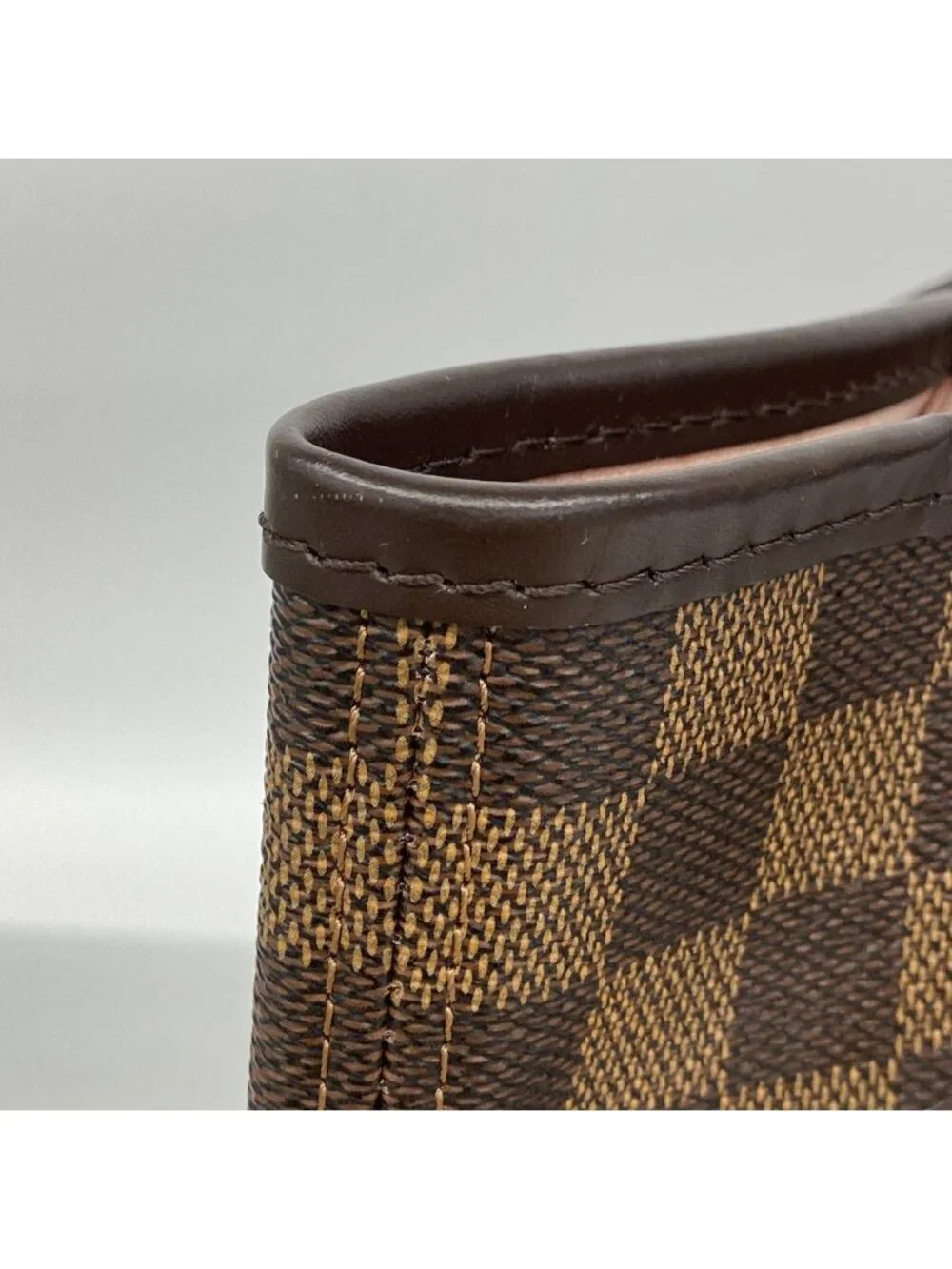 Louis Vuitton Tote Bag Damier Neverfull MM Ebene Rose Ballerine